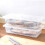 Food Storage Container PP Transparent Multifunctional Stackable Refrigerator Preservation Accessories with Draining Board Small 3
