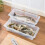 Food Storage Container PP Transparent Multifunctional Stackable Refrigerator Preservation Accessories with Draining Board Large 10