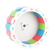 Sonnenblumen-Hamsterrad aus PVC 19 cm / 7,5 Zoll in drei Farben