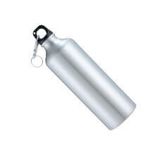 750 ml Aluminium-Wasserflasche mit Karabiner, perfekt für Reiseabenteuer