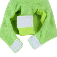 Grüner Papageien-Fluganzug - Flanell, S/M/L 9x12cm
