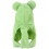 Grüner Papageien-Fluganzug - Flanell, S/M/L 9x12cm 5
