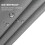 Vela de sombra triangular impermeable con recubrimiento plateado 6