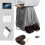 Pantuflas calefactoras USB unisex negro marrón 1 par 9