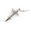 Metallpendel, 42x22mm, 7 Zoll Kette 3