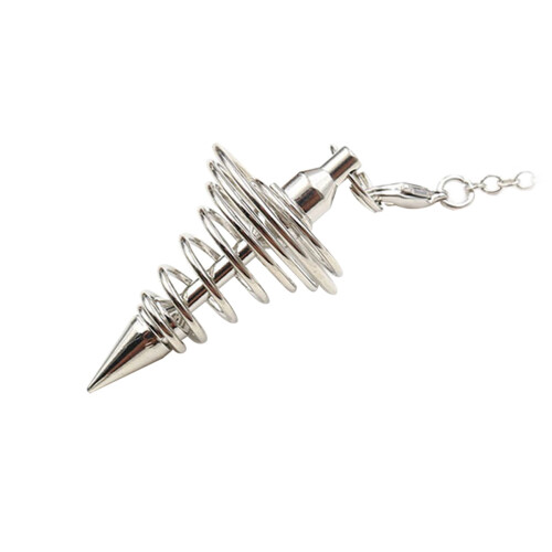 Metallpendel, 42x22mm, 7 Zoll Kette 2