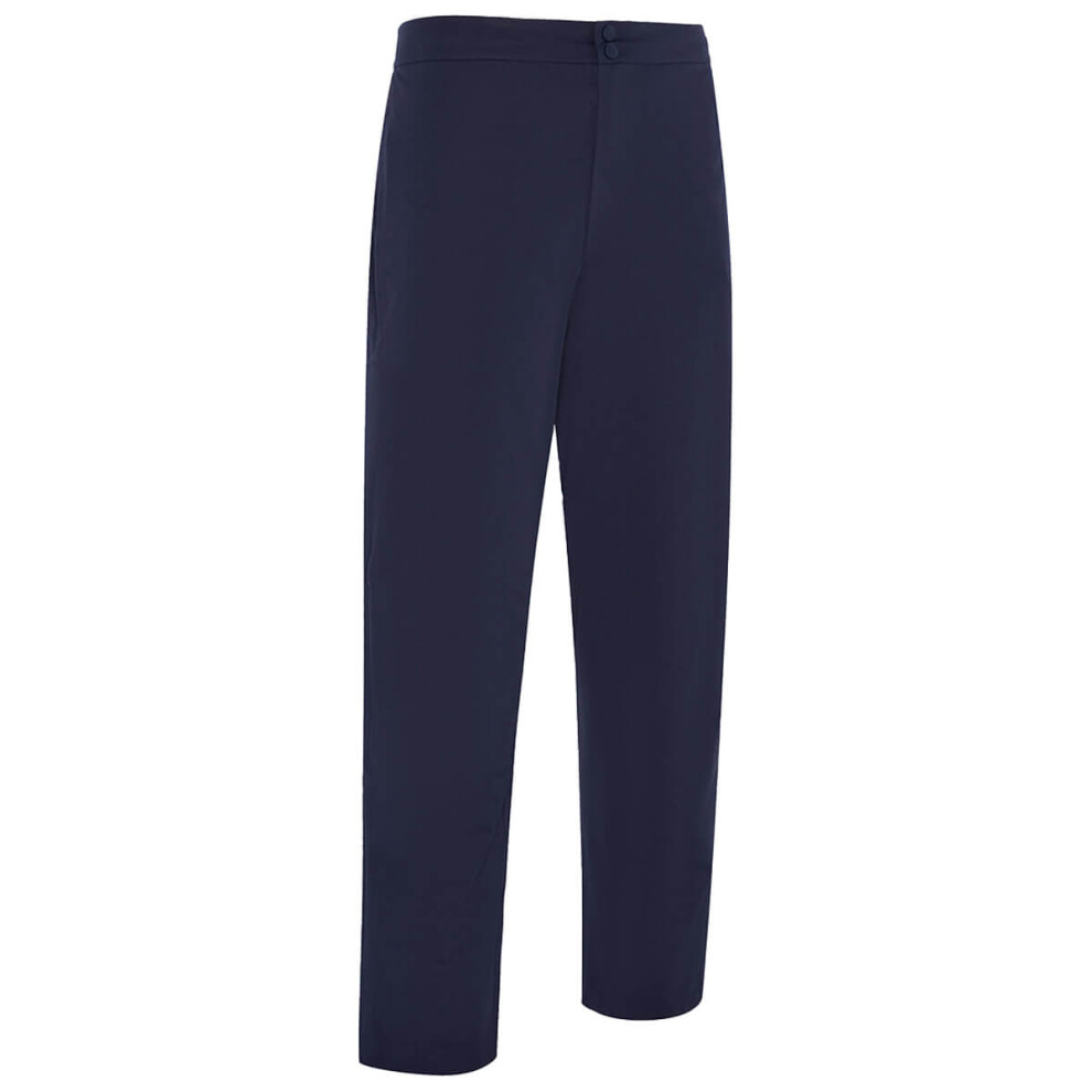 (M/R, Peacoat) Callaway Golf Mens 2025 Stormlite lll Waterproof Knit 4-Way Stretch Trousers