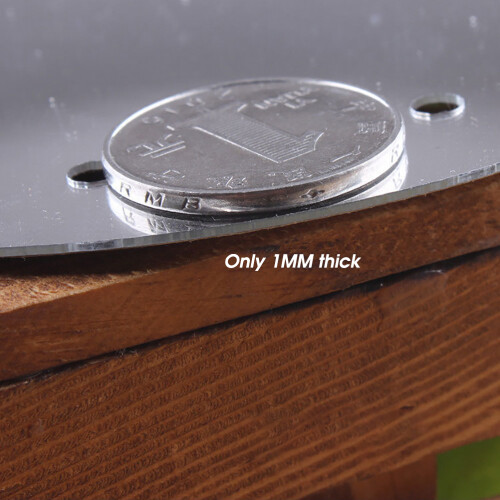 DIY Spiegel-Acryl-Becherform-Uhr, 1,0 mm, 150 g
