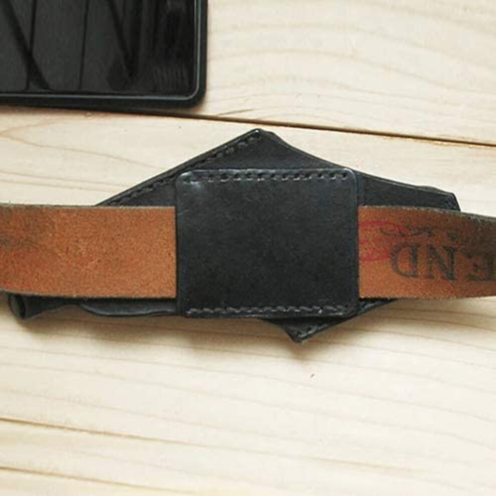 Retro Pu Leather Phone Holster Professional Stylish Protective Mobile Phone Belt Pouch Holster Cover Case For Belt S Black 3771321101901