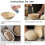 Cesta de levado para pan de ratán natural S 136cm 8