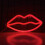Lippen Neon LED-Schild 9.6W 17.514.5cm rote Wand 6