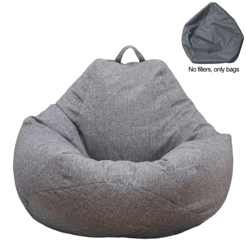 Großer Sitzsack-Bezug aus Stoff Farbe S/M/L Ohne Füllung 2