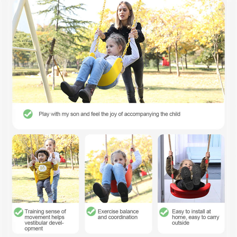 Heavy Duty Swings Seats Playground Swing Set Accessories Load Bearing 300kg for Kids Adults Playground Backyard Playroom