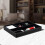 4-Fach Lederimitat-Tablett 30cm*20cm*4cm 4
