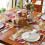Ahornblatt Herbst Tischläufer 33x180 cm, Polyester 5