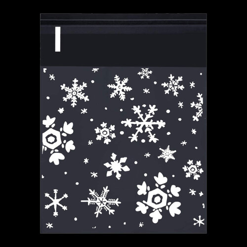 100 Stück Schneeflocken-Beutel 5,5x5,5/7x7/10x10/14x14cm