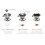 304-Edelstahl Pour-Over-Dripper 12,5  10,5  9 cm 7