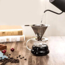 304-Edelstahl Pour-Over-Dripper 12,5 10,5 9 cm