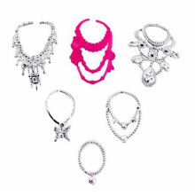 Puppenkleidung-Set, 46 Teile/Set, für Mädchen, Kunststoff+Stoff