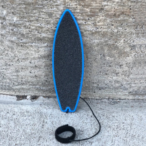 Mini tabla de surf para dedos, 6g, 10*3*0.4cm, azul 2