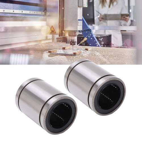 LM40UU 2 Stück Stahl-Linearlager W80mm Ø60 ID40