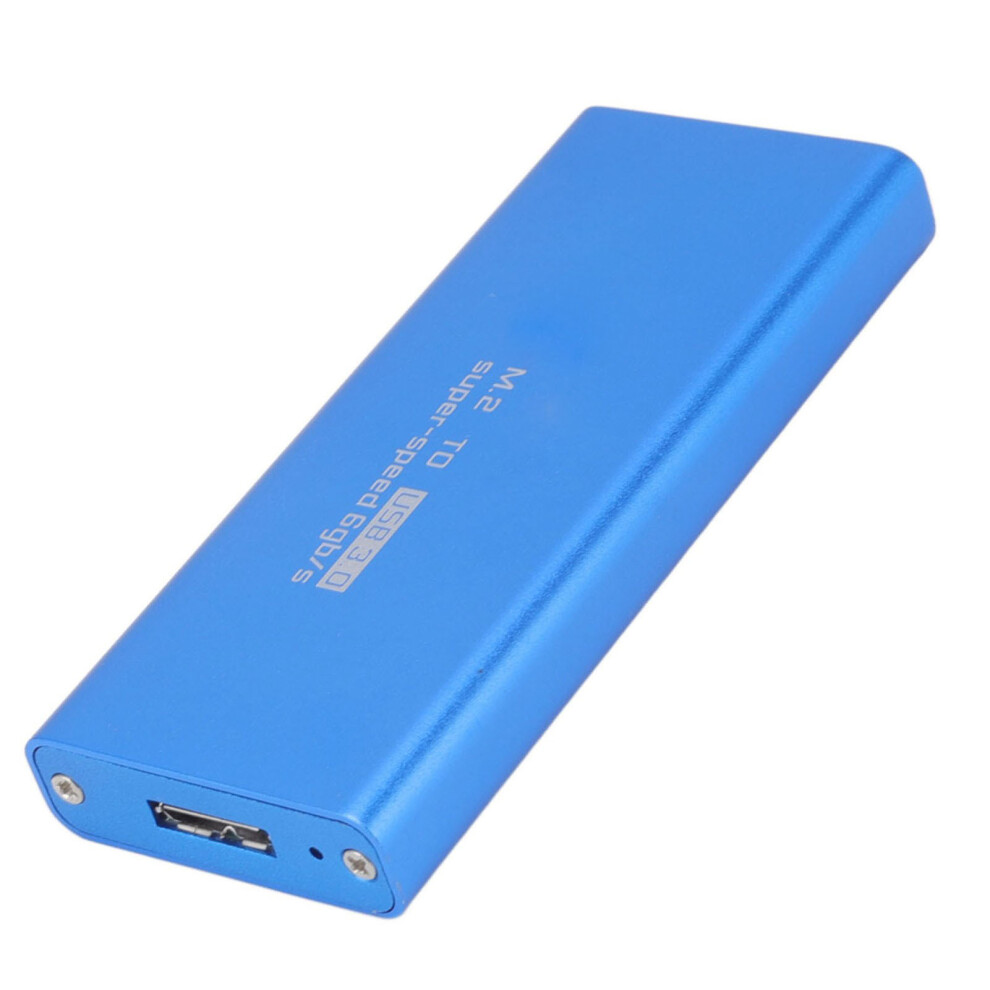 Msata To Usb3.0 Enclosure Adapter Case 6Gbps Msata Ssd Adapter For 30X30mm 50X30mm External Ssd Hard Drive Blue 8291321105457
