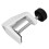 C-Form-Klemme, Silber, 5 cm Clip, 1,3 cm Loch 3