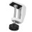 C-Form-Klemme, Silber, 5 cm Clip, 1,3 cm Loch 4