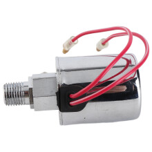Válvula de aire eléctrica cromada NPT de 1/4in 12/24V 200 PSI