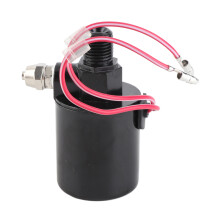 1/4in NPT 12V/24V Universal Electric Air Valve 200PSI Solenoid Valve for 1/4in OD Hose for Vehicle Motorcycle Air Horn