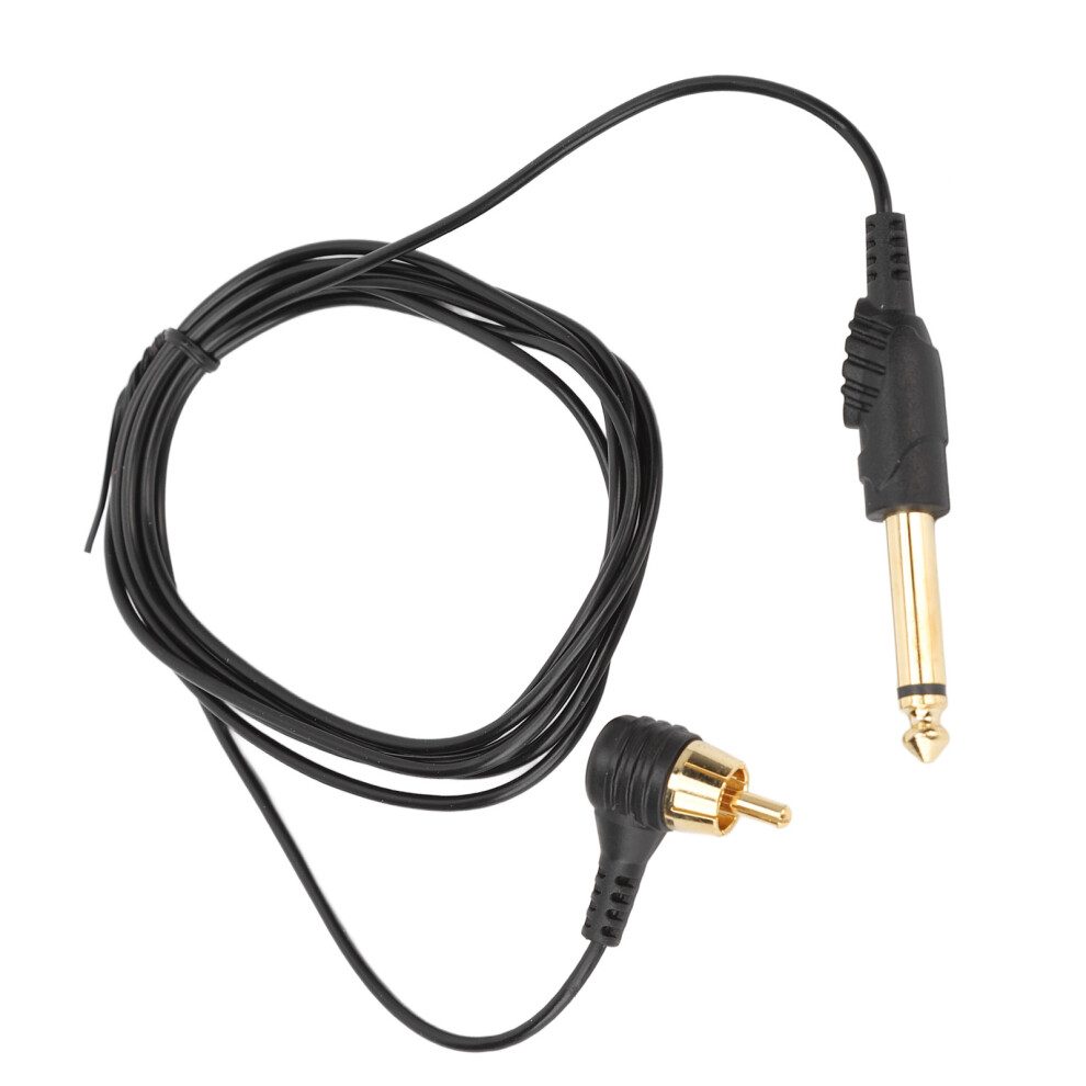 6.2ft RCA Tattoo Clip Cord TPE Tattoo Clip Cable Tattoo Machine Power Cord Tattoo Pen Power Supply