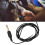6.2ft Cable de clip RCA para tatuaje - 1.9m, Ø 2mm, TPE 15