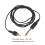 6.2ft Cable de clip RCA para tatuaje - 1.9m, Ø 2mm, TPE 9