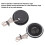 2 Stück Dome-Tweeter 150 W 4 Ω Schwarz 3,5–22 kHz 3