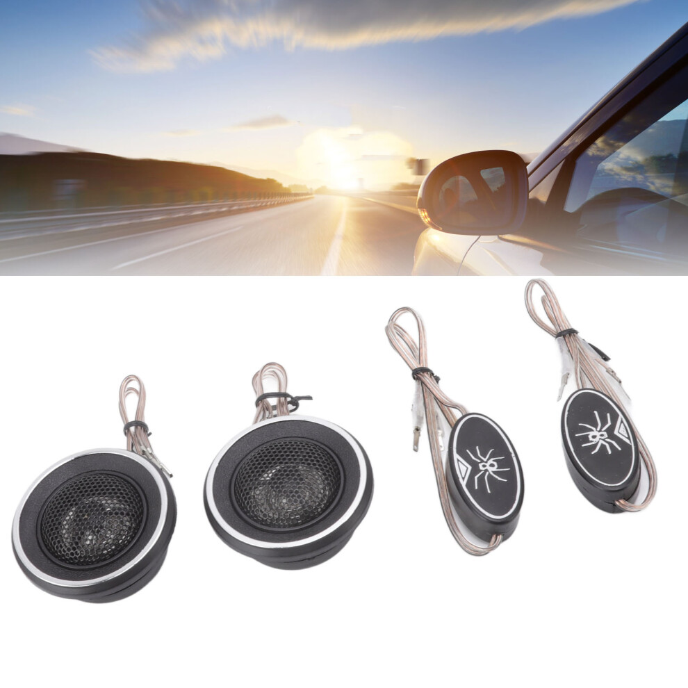2Pcs Dome Tweeter 150W 4 Ohm Built In Capacitors Car Loudspeaker For All Car Audio Systems 9301321109689