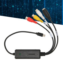 Adaptador de captura de video RCA a USB Tipo C para Windows y Mac Vista XP 8.1 10