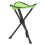 Taburete trípode plegable de capacidad 200 kg, verde, compacto 2