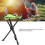 Taburete trípode plegable de capacidad 200 kg, verde, compacto 13