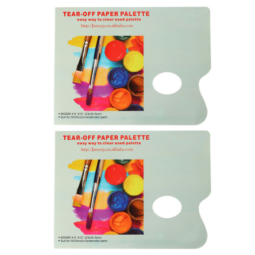 2 Stück Einweg-Papierpalette - doppelseitig weiß 1