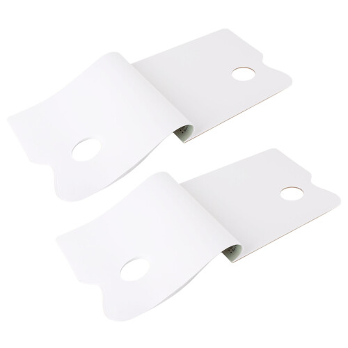 2 Stück Einweg-Papierpalette - doppelseitig weiß