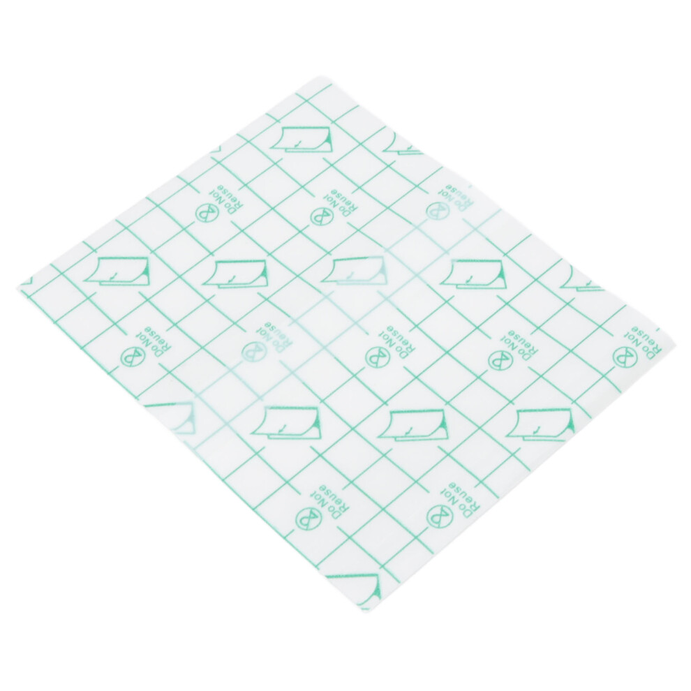100PCS Waterproof Adhesive Bandage Cover 10x12cm Transparent Stretch Film Dressing Antiseep Breathable for Shower
