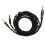 8-Core 2.5mm Bal. a Dual 3.5mm Plateado 1.2m Z7 2