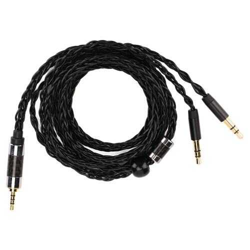 8-Core 2.5mm Bal. a Dual 3.5mm Plateado 1.2m Z7