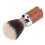 Brocha de afeitar - pelo de nylon, mango de madera/aluminio 8