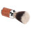 Brocha de afeitar - pelo de nylon, mango de madera/aluminio 5