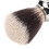 Brocha de afeitar - pelo de nylon, mango de madera/aluminio 6