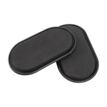 ABS-Gleitscheiben, 23,5  13,5 cm, Schwarz