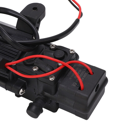 Bomba de refuerzo DC micro 0.7GPM 70PSI 3/8in cobre 12V 2