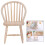 Silla para casa de muñecas de madera de abedul a escala 1:12 – Moderna 1