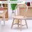 Silla para casa de muñecas de madera de abedul a escala 1:12 – Moderna 10